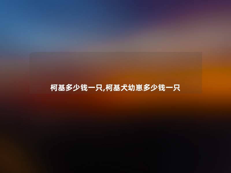 柯基多少钱一只,柯基犬幼崽多少钱一只 柯基多少钱一只,柯基犬幼崽多少钱一只