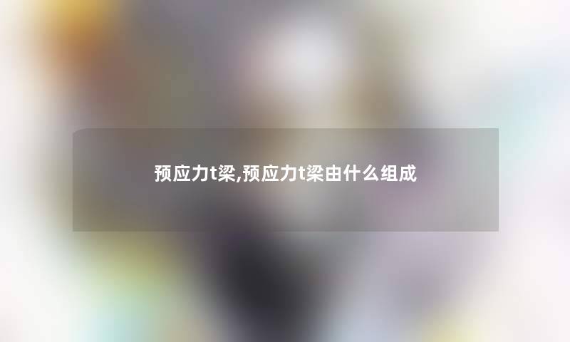 预应力t梁,预应力t梁由什么组成 预应力t梁,预应力t梁由什么组成